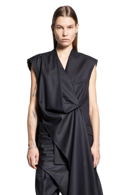  LITKOVSKA 민소매 티셔츠 V01SS25DARKGREYSTRIPES Grey - OTHER BRANDS