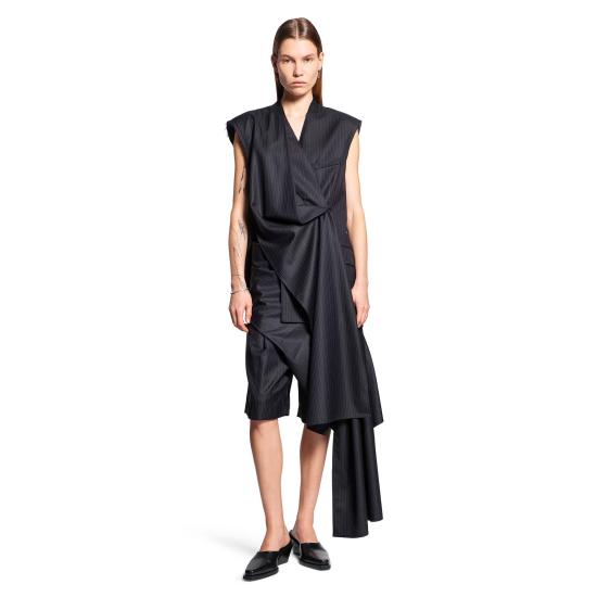  LITKOVSKA 민소매 티셔츠 V01SS25DARKGREYSTRIPES Grey