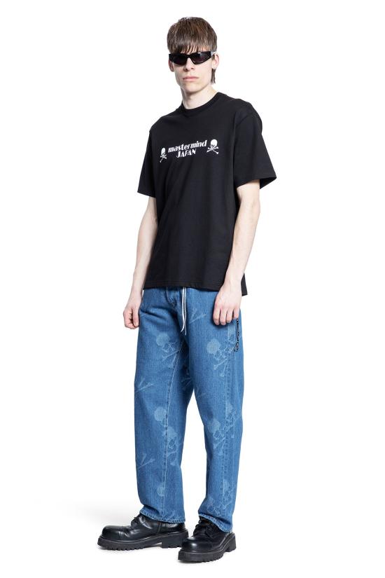  마스터마인드 반팔 티셔츠 MJ25E14TS118021BLACK Black - MASTERMIND