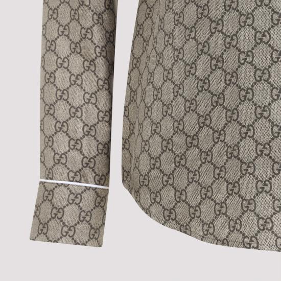 25SS 구찌 블라우스 813313ZANRP2237 CAMEL DOM - GUCCI