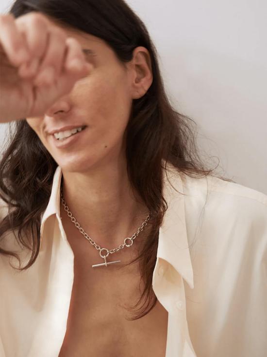  Sapir Bachar 팔찌 사피르 바차르 두 달 토글 목걸이 - SAPIR BACHAR