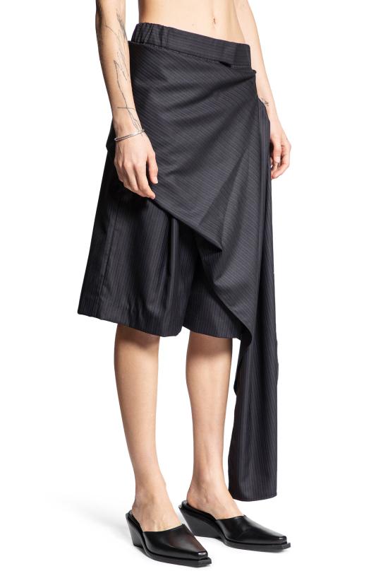  LITKOVSKA 숏팬츠 P07SS25DARKGREYSTRIPES Grey - OTHER BRANDS