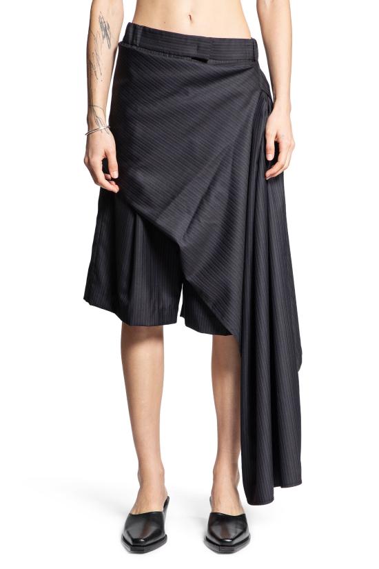  LITKOVSKA 숏팬츠 P07SS25DARKGREYSTRIPES Grey - OTHER BRANDS