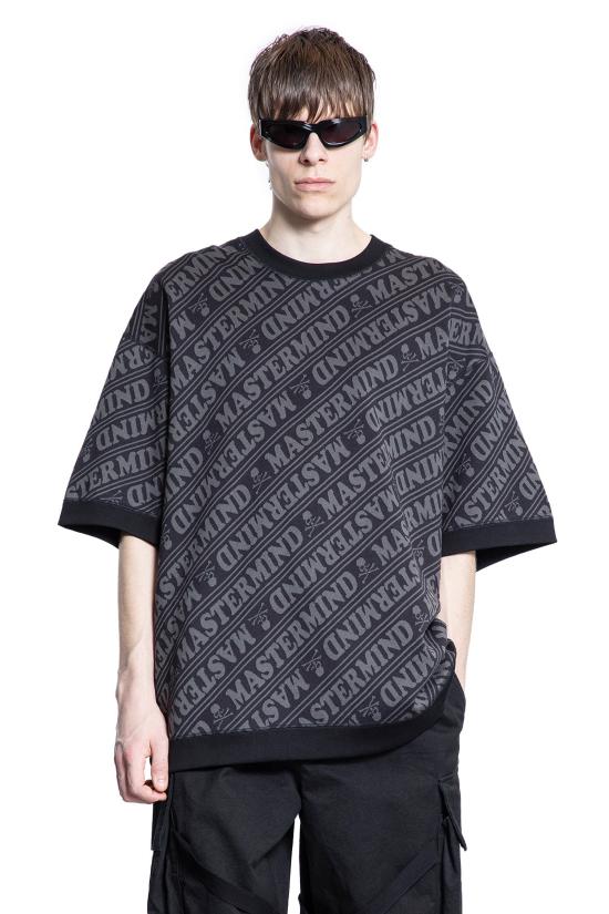  마스터마인드 반팔 티셔츠 MW25S14TS020020BLACKBASE Black - MASTERMIND