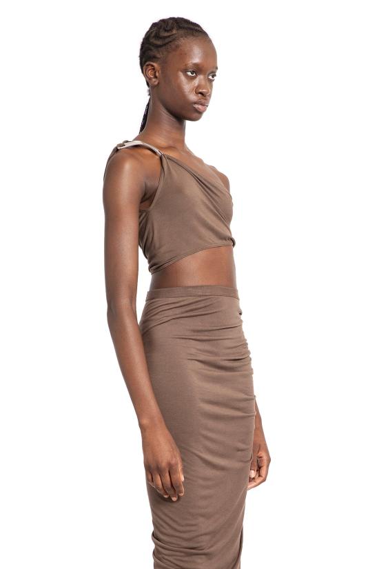  릭 오웬스 민소매 티셔츠 LI02D5192RV184 Beige - RICK OWENS