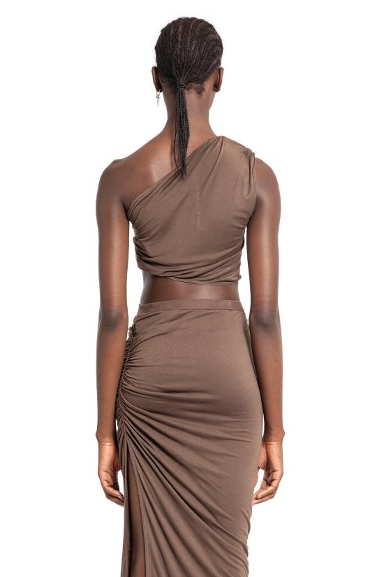  릭 오웬스 민소매 티셔츠 LI02D5192RV184 Beige - RICK OWENS