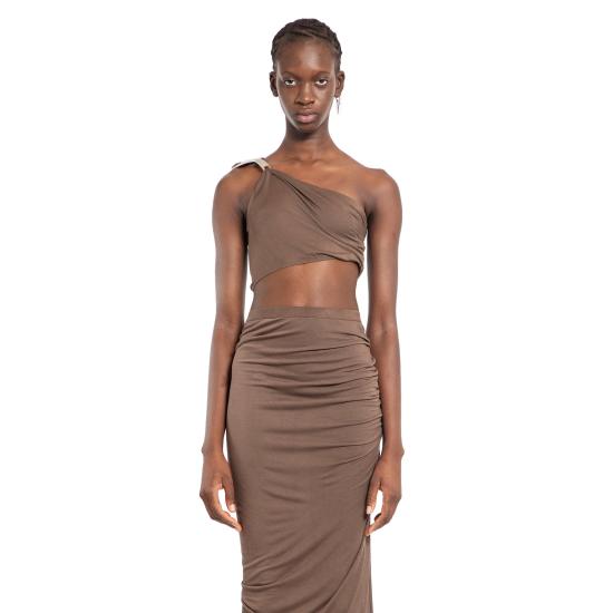  릭 오웬스 민소매 티셔츠 LI02D5192RV184 Beige