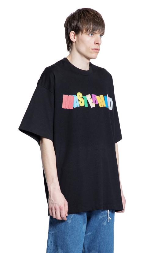  마스터마인드 반팔 티셔츠 MW25S14TS056022BLACK Black - MASTERMIND