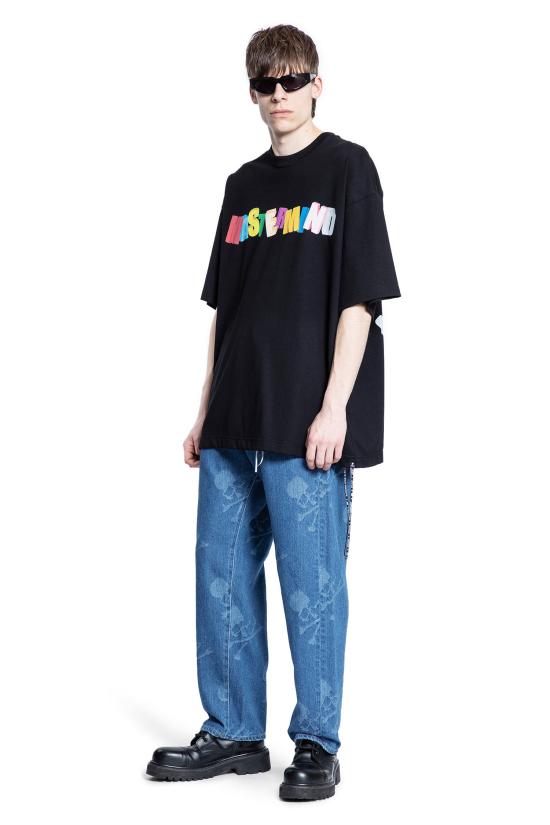  마스터마인드 반팔 티셔츠 MW25S14TS056022BLACK Black - MASTERMIND