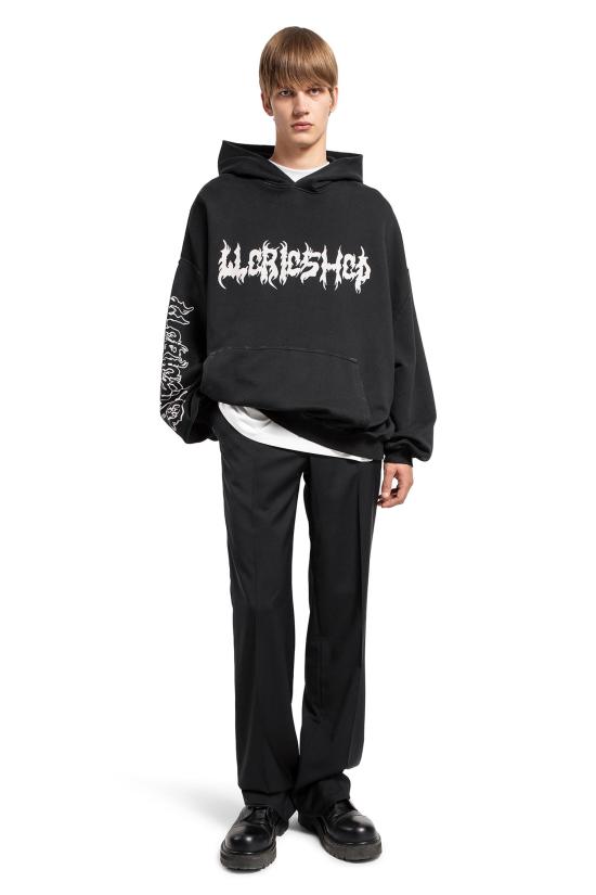  032C 후드 티셔츠 S25URC0631050 Black - 032C