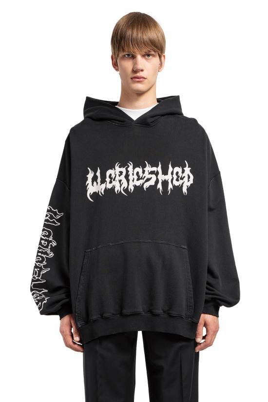  032C 후드 티셔츠 S25URC0631050 Black - 032C