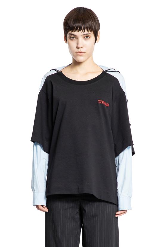  LITKOVSKA 긴팔 티셔츠 T031NKSS25BLACKBLUE Multicolor - OTHER BRANDS