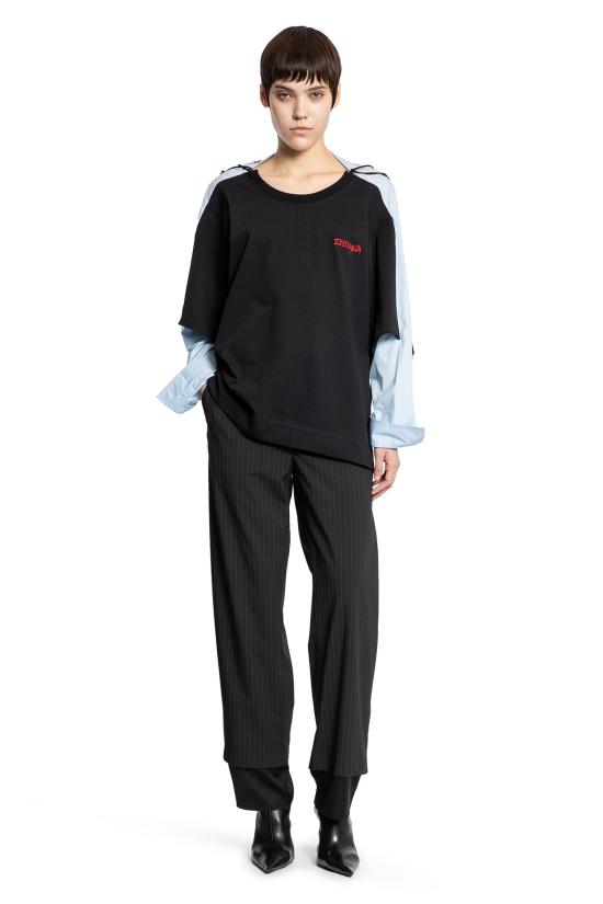  LITKOVSKA 긴팔 티셔츠 T031NKSS25BLACKBLUE Multicolor - OTHER BRANDS