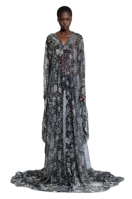  릭 오웬스 롱 원피스 RO01E7962SP10908 Black White - RICK OWENS