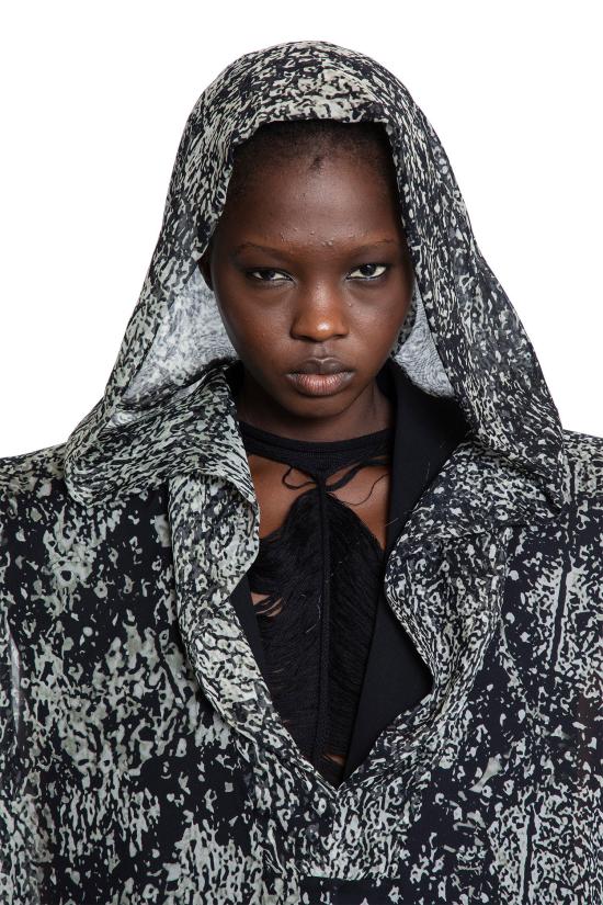  릭 오웬스 롱 원피스 RO01E7962SP10908 Black White - RICK OWENS