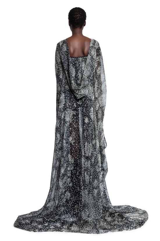  릭 오웬스 롱 원피스 RO01E7962SP10908 Black White - RICK OWENS