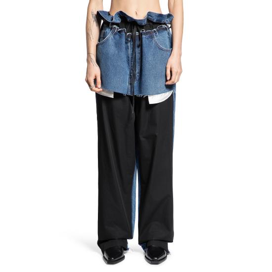  LITKOVSKA 스트레이트 팬츠 P09SS25NAVYBLUEBLACK Multicolor