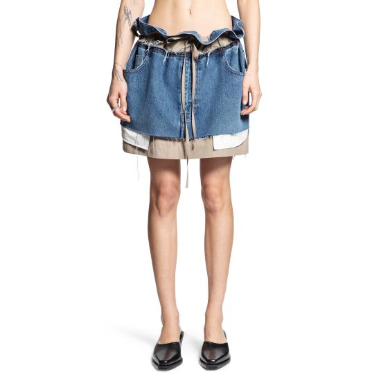  LITKOVSKA 데님 스커트 S03SS25NAVYBLUEKHAKI Blue