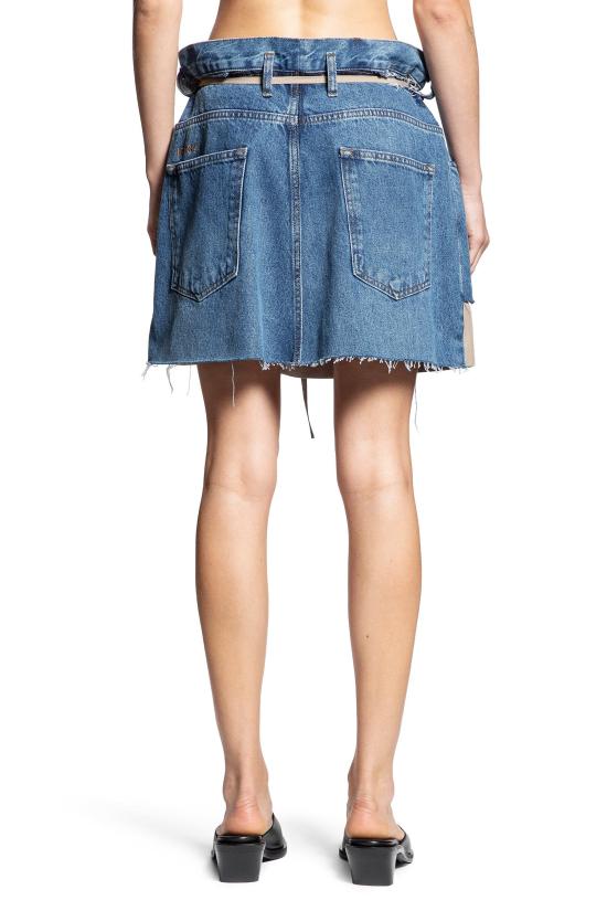  LITKOVSKA 데님 스커트 S03SS25NAVYBLUEKHAKI Blue - OTHER BRANDS