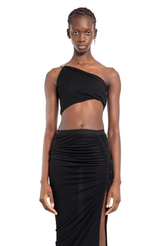  릭 오웬스 민소매 티셔츠 LI02D5192RV09 Black - RICK OWENS