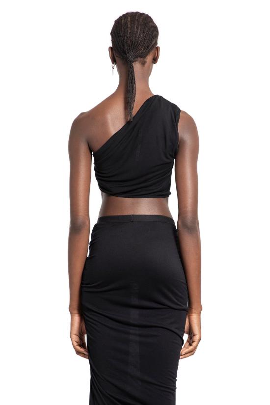  릭 오웬스 민소매 티셔츠 LI02D5192RV09 Black - RICK OWENS