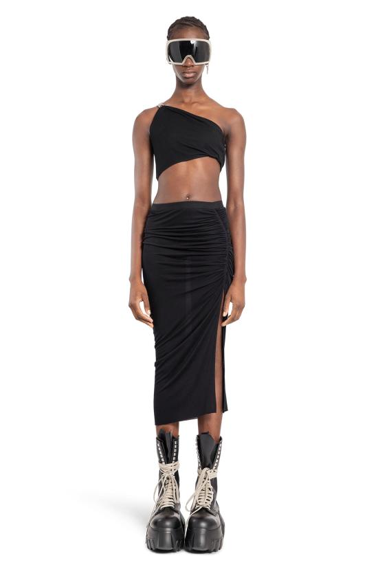  릭 오웬스 민소매 티셔츠 LI02D5192RV09 Black - RICK OWENS