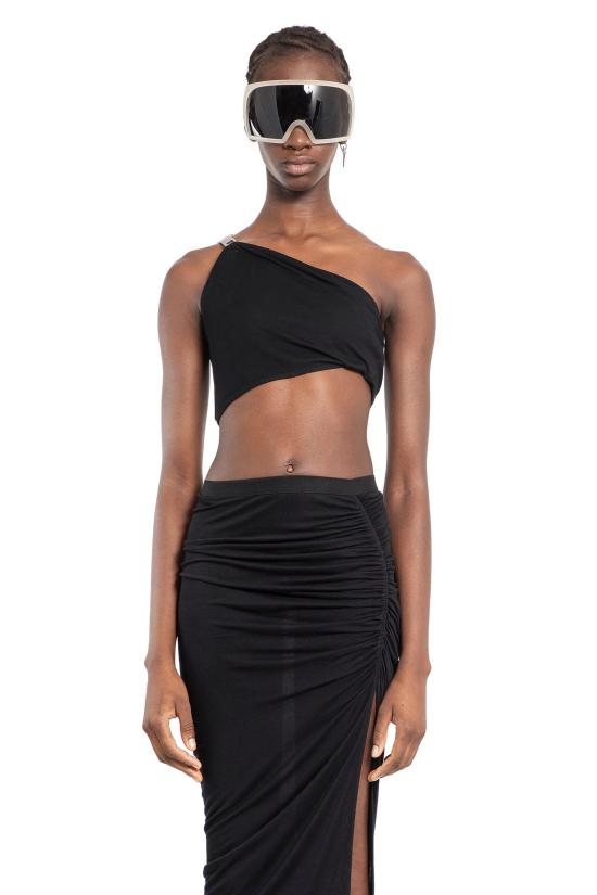  릭 오웬스 민소매 티셔츠 LI02D5192RV09 Black - RICK OWENS