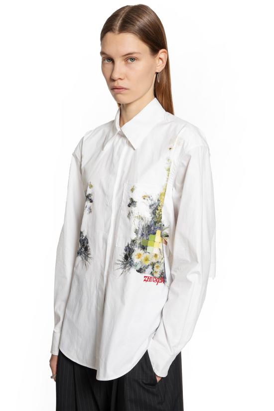  LITKOVSKA 셔츠 B01NKSS25WHITE White - OTHER BRANDS