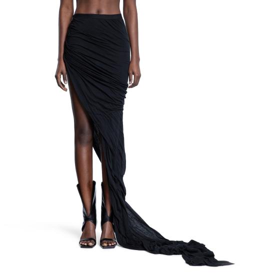  릭 오웬스 숏 스커트 RO01E7366UCDB09 Black