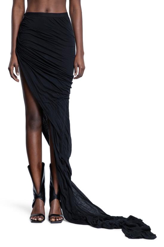  릭 오웬스 숏 스커트 RO01E7366UCDB09 Black - RICK OWENS