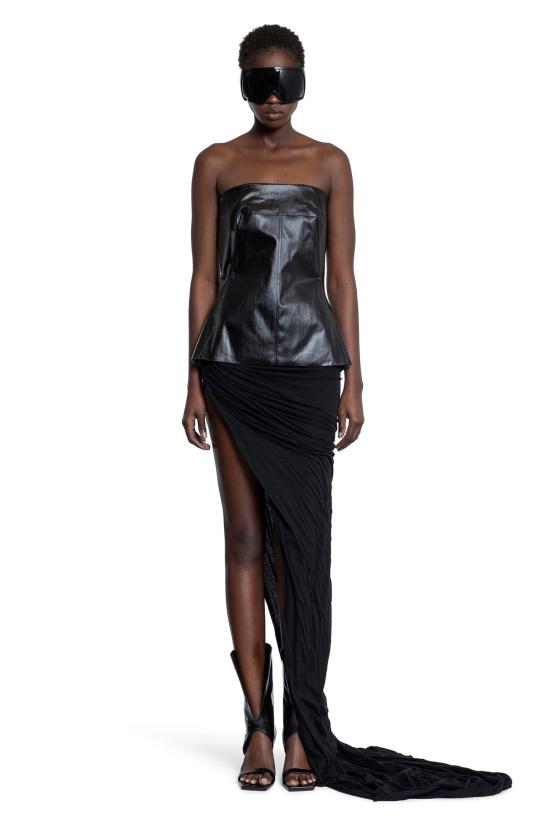  릭 오웬스 숏 스커트 RO01E7366UCDB09 Black - RICK OWENS