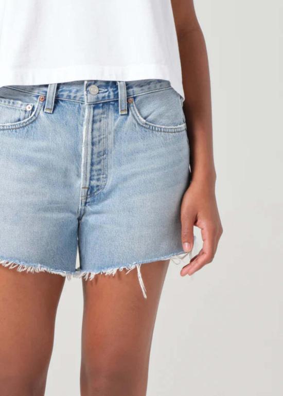  에이골디 데님 숏팬츠 아골드 파커 롱 숏 레플리카 - AGOLDE