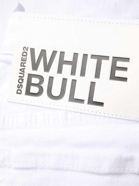  디스퀘어드2 스트레이트 팬츠 S75LB0665S30733100 White - DSQUARED2