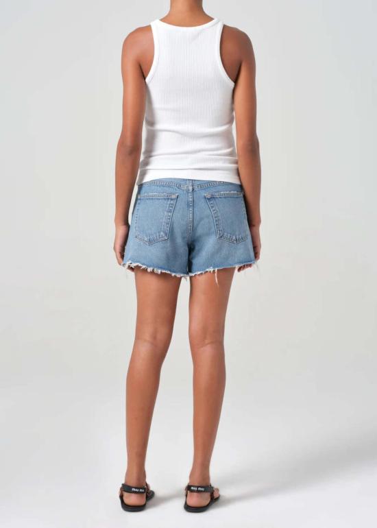  에이골디 데님 숏팬츠 아골드 파커 롱 숏 페어웨이(빈티지 인디고) - AGOLDE