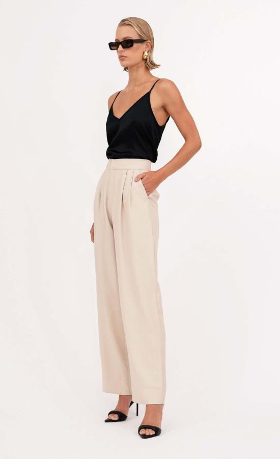  논살란트 레이블 민소매 티셔츠 넌캐럴런트 라벨 미나 탱크 블랙 - NONCHALANT LABEL