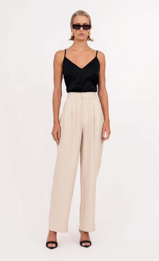  논살란트 레이블 민소매 티셔츠 넌캐럴런트 라벨 미나 탱크 블랙 - NONCHALANT LABEL