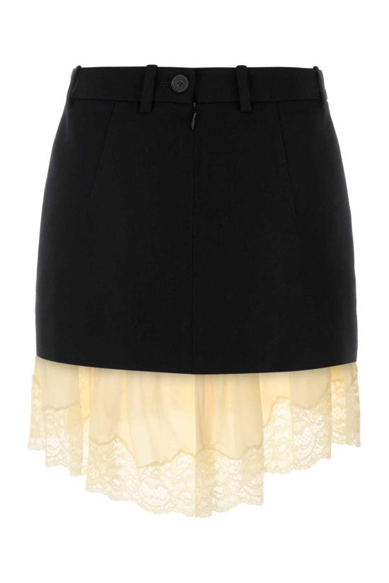 25SS 발렌시아가 숏 스커트 831246TMT32 1000 Black - BALENCIAGA