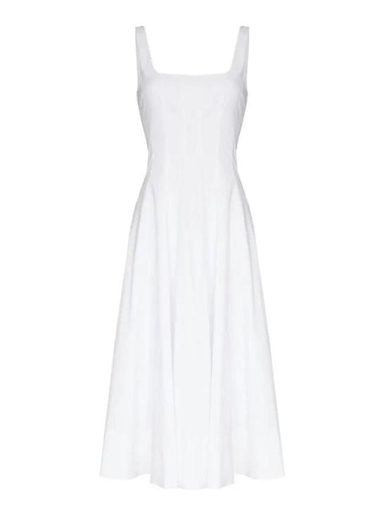 25SS 스타우드 롱 원피스 907291WHT White