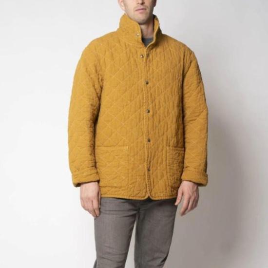  Utility Canvas 봄버 자켓 유틸리티 캔버스 퀼팅 스냅 재킷 - OTHER BRANDS