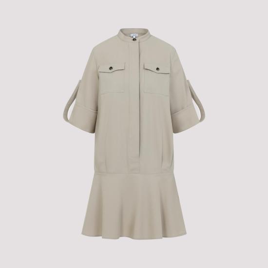 25SS 로에베 숏 원피스 S359Y09XG4 2140 BEIGE NUDE NEUTRALS - LOEWE