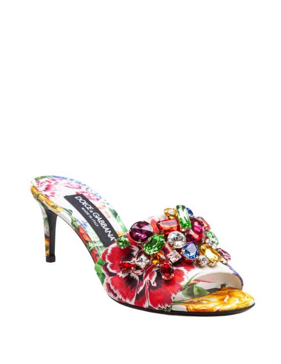 25SS 돌체앤가바나 힐/펌프스 CR1744 A6L95 HA5KU FLOWERS - DOLCE & GABBANA
