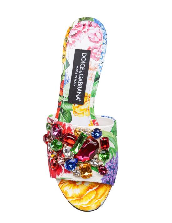 25SS 돌체앤가바나 힐/펌프스 CR1744 A6L95 HA5KU FLOWERS - DOLCE & GABBANA