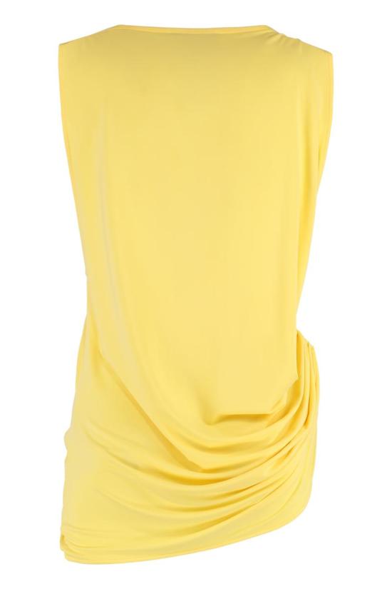 25SS 자크뮈스 민소매 티셔츠 25E251TO1222381 250 YELLOW - JACQUEMUS