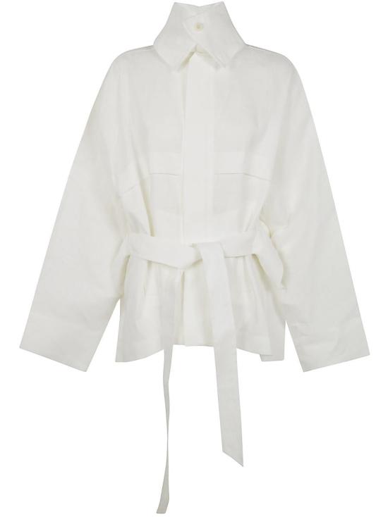 25SS 이세이 미야케 자켓 IM56FC552 05 WHITE