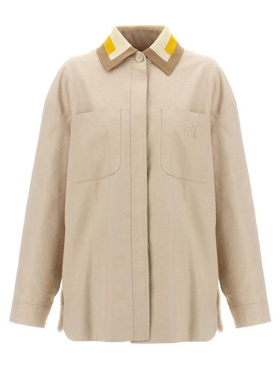  펜디 자켓 FJ7541AWZWF1P2N Beige