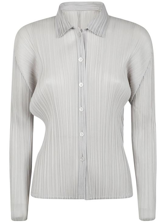 25SS 플리츠플리즈 블라우스 PP56JJ105 10 GREY