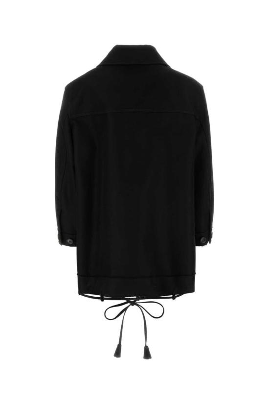 25SS 구찌 코트 822538Z7AO8 1000 Black - GUCCI