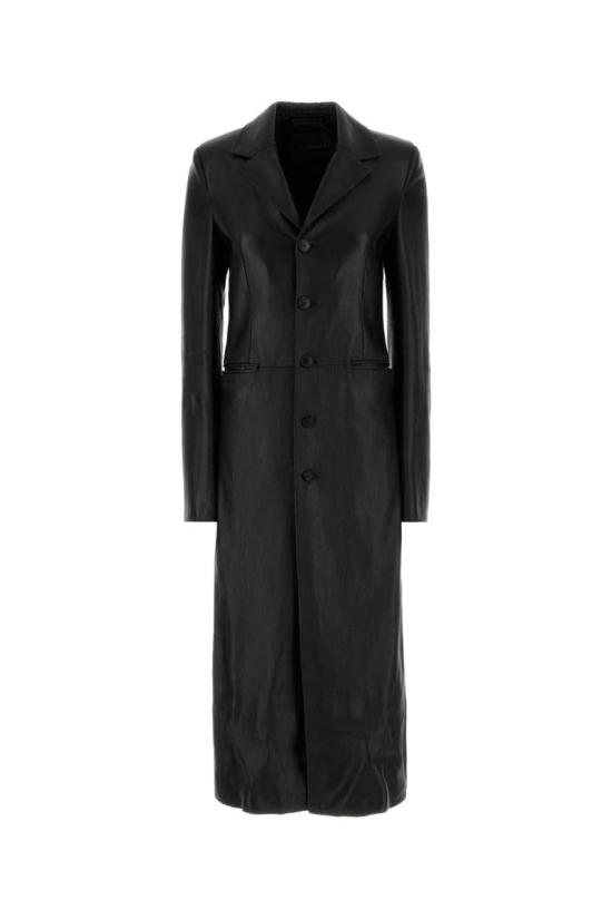 25SS 발렌시아가 코트 830792TSS01 1000 Black