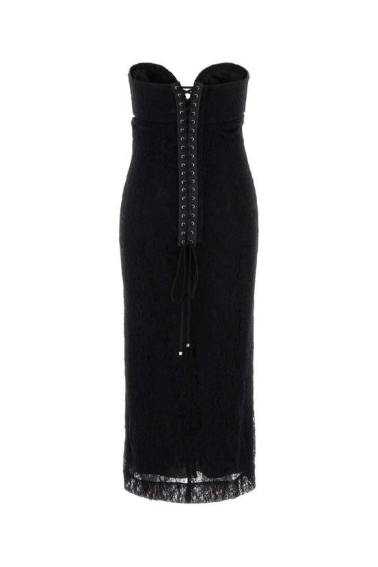 25SS 돌체앤가바나 미디 원피스 F6TROTFLUCQ N0000 Black - DOLCE & GABBANA