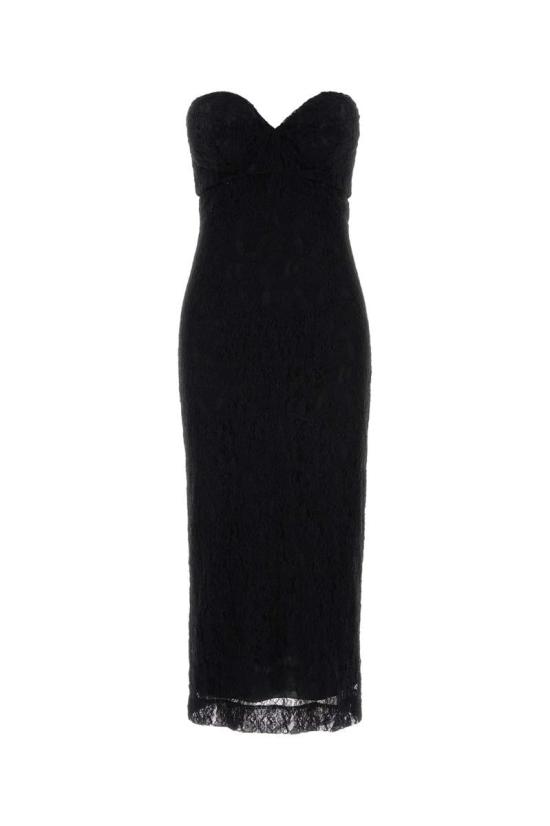 25SS 돌체앤가바나 미디 원피스 F6TROTFLUCQ N0000 Black